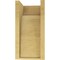 Ekena Millwork 7"W x 7"D x 14"H Wide Legacy Rough Cedar Woodgrain TimberThane Corbel, Primed Tan CORUR07X07X14LGYRCPR - alternate 6